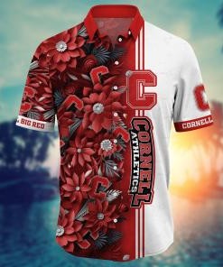 Cornell Big Red NCAA Flower Hawaii Shirt For Fans Ver 6