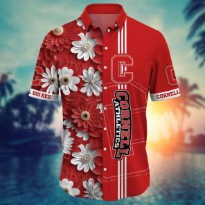Cornell Big Red NCAA Flower Hawaii Shirt For Fans Ver 7