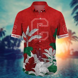 Cornell Big Red NCAA Flower Hawaii Shirt For Fans Ver 8