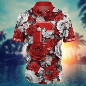Cornell Big Red NCAA Flower Hawaii Shirt For Fans Ver 9