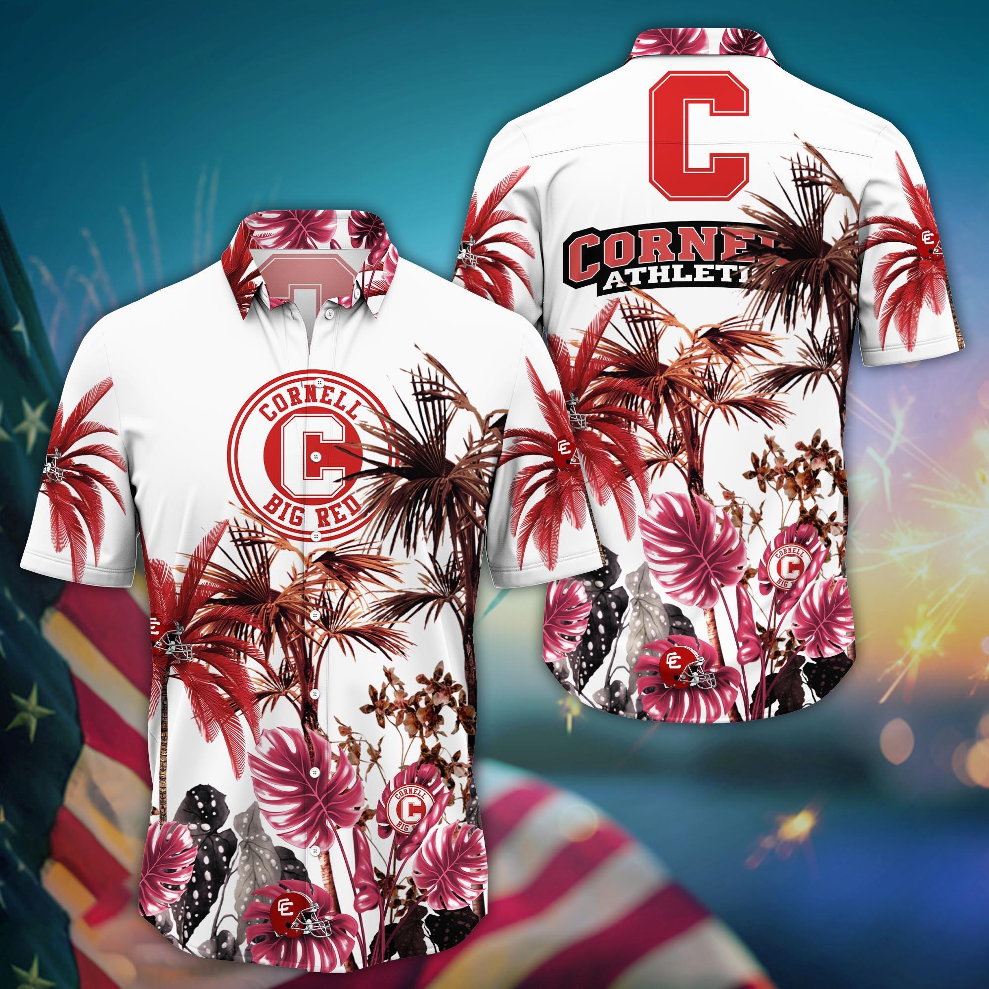 Cornell Big Red NCAA Hawaii Shirt For Fans Ver 2