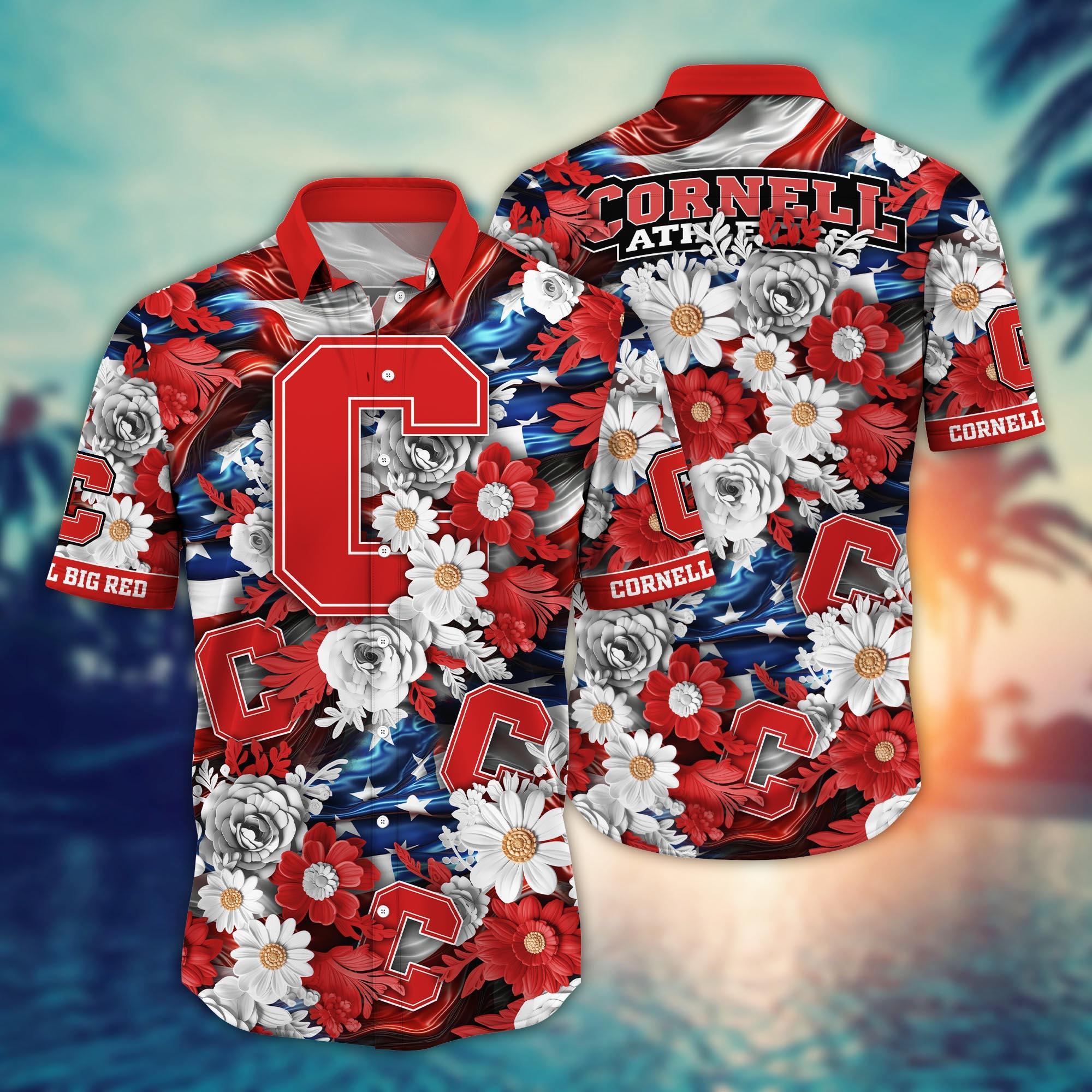 Cornell Big Red NCAA Hawaii Shirt Ver 2