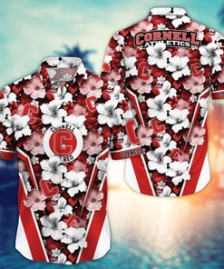 Cornell Big Red NCAA Hawaiian Shirt, Aloha Shirt Ver 2