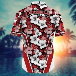 Cornell Big Red NCAA Hawaiian Shirt, Aloha Shirt Ver 2