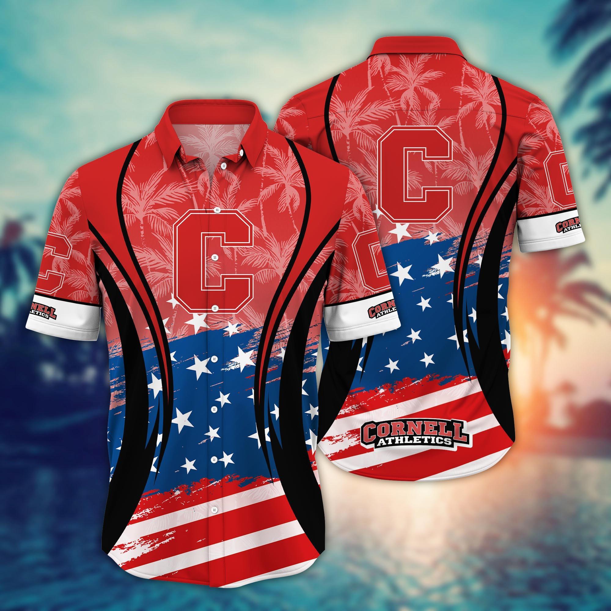 Cornell Big Red NCAA Hawaiian Shirt For Fans