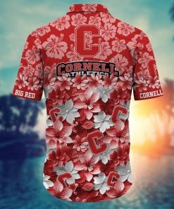 Cornell Big Red NCAA Hawaiian Shirt Gift For Fan