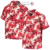 Crimson Hibiscus Print Hawaii Shirt for Washington State Cougars Fans by Tommy Bahama