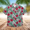 Crimson Tide Alabama Floral and Leaves Hawaiian Shirt for Men