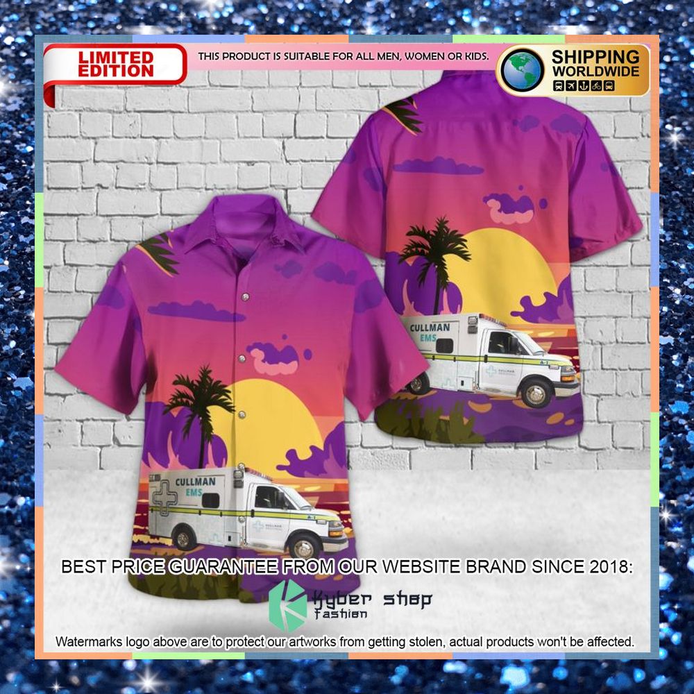 Cullman Alabama Cullman EMS Hawaiian Shirt
