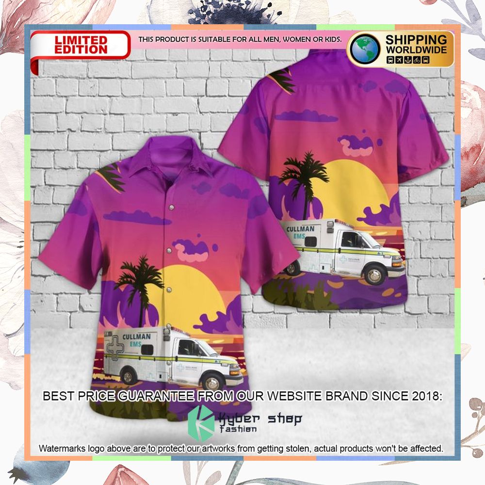 Cullman Alabama Cullman EMS Hawaiian Shirt
