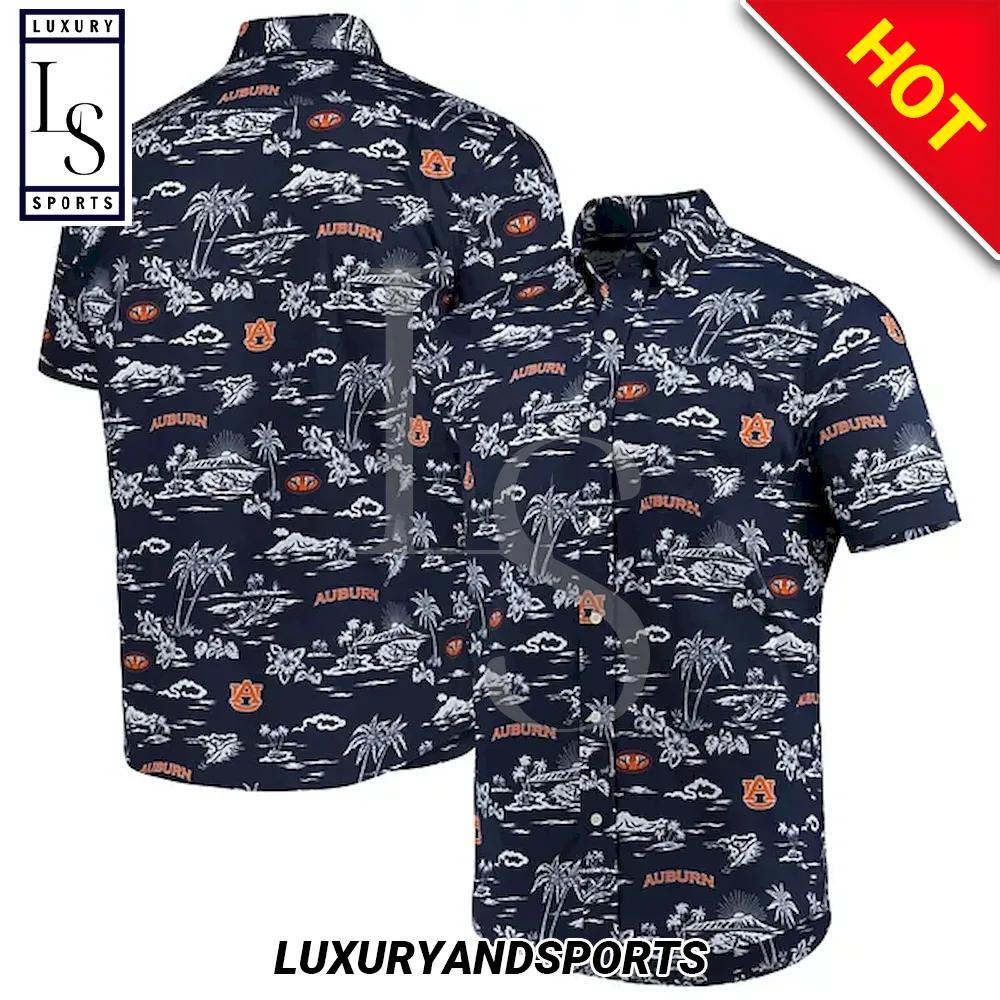 Custom Island Auburn Tigers Hawaiian Shirt for Fans
