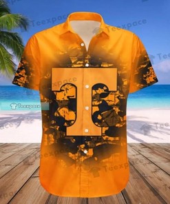 Custom Name Number Tennessee Volunteers Logo Tropical Hawaiian Shirt - Unique and Personalized Fan Gear