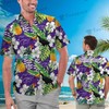 Custom Name and Parrot Flowers Hawaiian Shirt for Kansas State Wildcats Fans 
