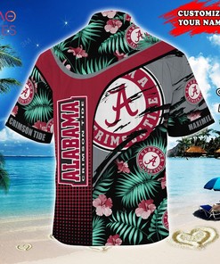 Customized Alabama Crimson Tide Summer Hawaiian Shirt - Tropical Pattern for Fans
