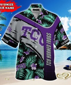 Customized TCU Horned Frogs Hawaiian Shirt - LIMITED EDITION for Fans