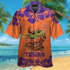 Cute Baby Yoda Clemson Tigers Hawaiian Shirt 