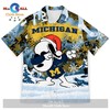 Dab with Snoopy and Michigan Wolverines Christmas Hawaiian Shirt