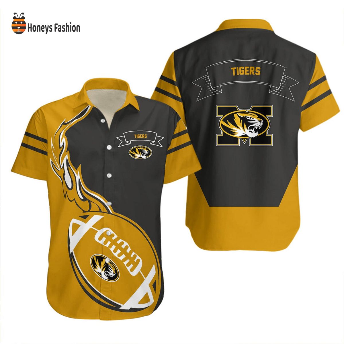 Dress in Style with Missouri Tigers NCAA Hawaiian Shirt