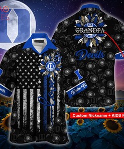 Duke Blue Devils Baby Yoda NCAA Hawaiian Shirt and Shorts - Must-Have For Fans 