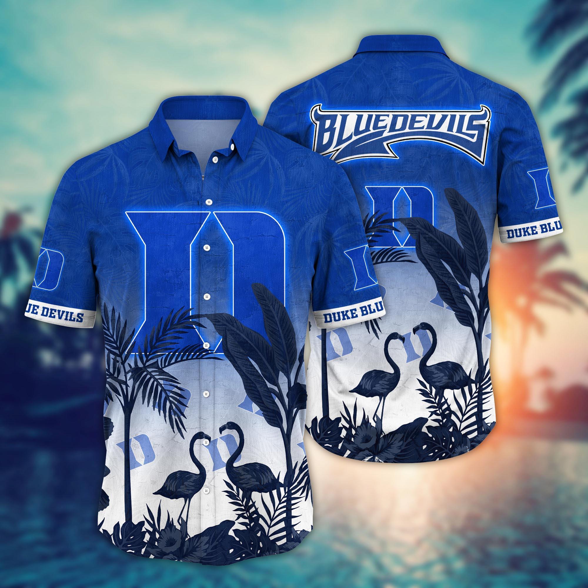 Duke Blue Devils NCAA Flower Hawaii Shirt For Fans Ver 10