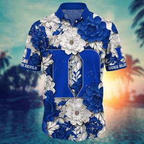 Duke Blue Devils NCAA Flower Hawaii Shirt For Fans Ver 11