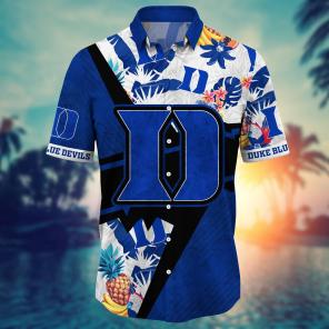Duke Blue Devils NCAA Flower Hawaii Shirt For Fans Ver 12