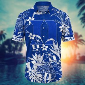 Duke Blue Devils NCAA Flower Hawaii Shirt For Fans Ver 13