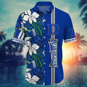 Duke Blue Devils NCAA Flower Hawaii Shirt For Fans Ver 14