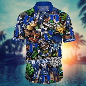 Duke Blue Devils NCAA Flower Hawaii Shirt For Fans Ver 16