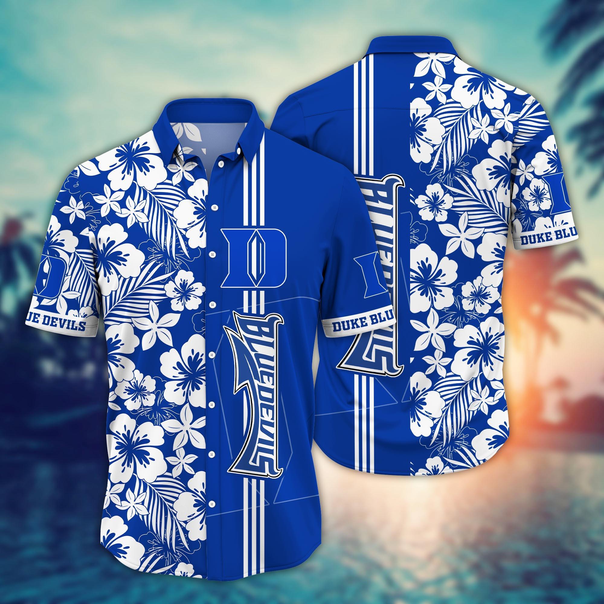 Duke Blue Devils NCAA Flower Hawaii Shirt For Fans Ver 17