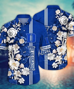 Duke Blue Devils NCAA Flower Hawaii Shirt For Fans Ver 21