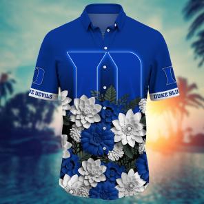 Duke Blue Devils NCAA Flower Hawaii Shirt For Fans Ver 26