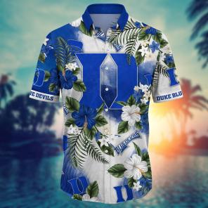 Duke Blue Devils NCAA Flower Hawaii Shirt For Fans Ver 27