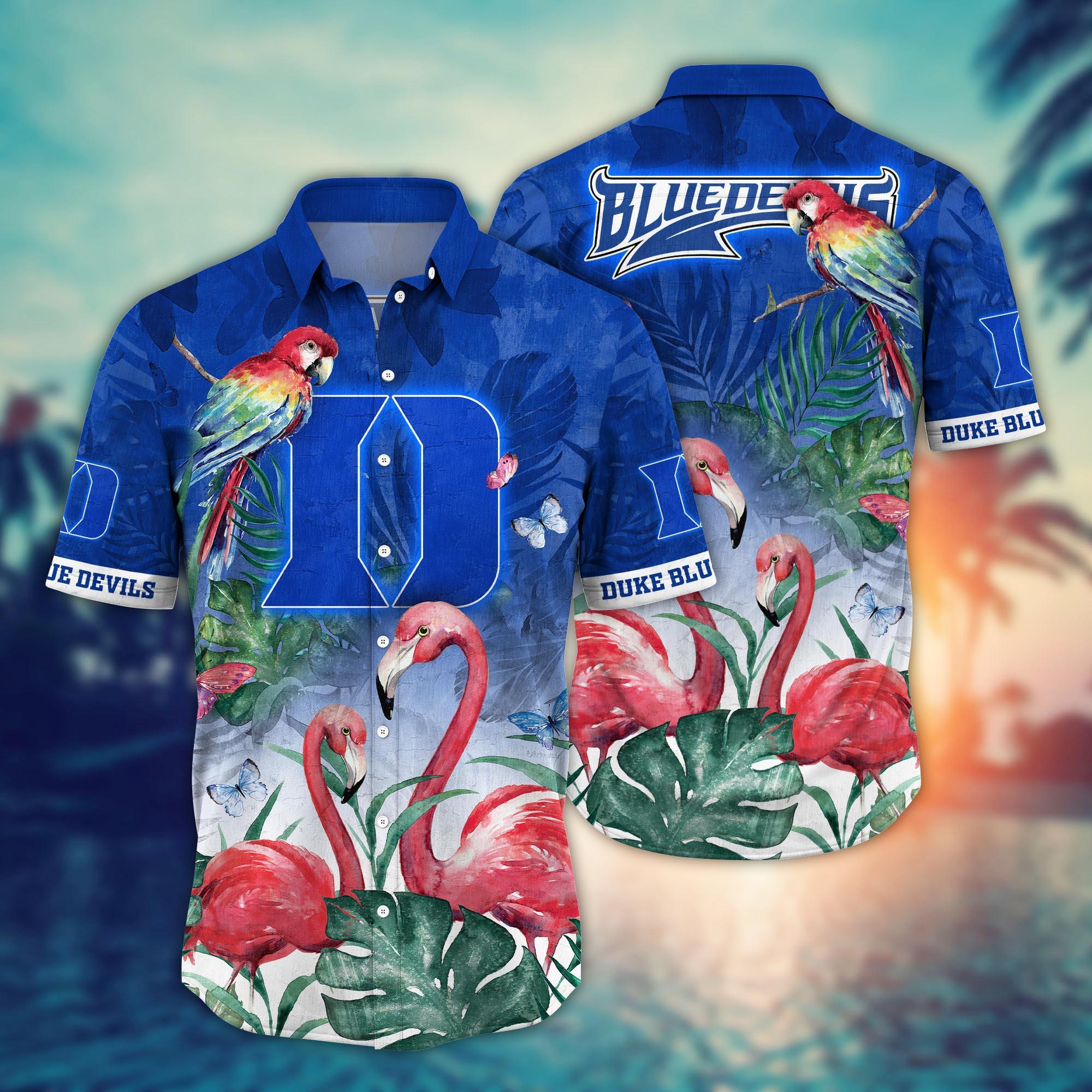Duke Blue Devils NCAA Flower Hawaii Shirt For Fans Ver 28