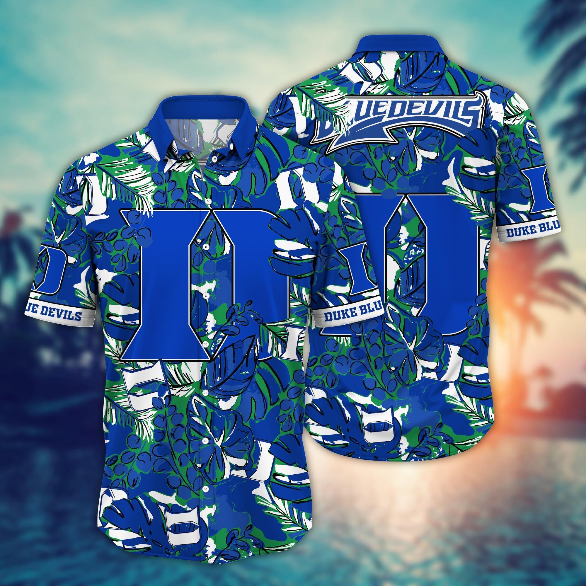 Duke Blue Devils NCAA Flower Hawaii Shirt For Fans Ver 29