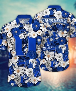 Duke Blue Devils NCAA Flower Hawaii Shirt For Fans Ver 3