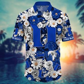 Duke Blue Devils NCAA Flower Hawaii Shirt For Fans Ver 3
