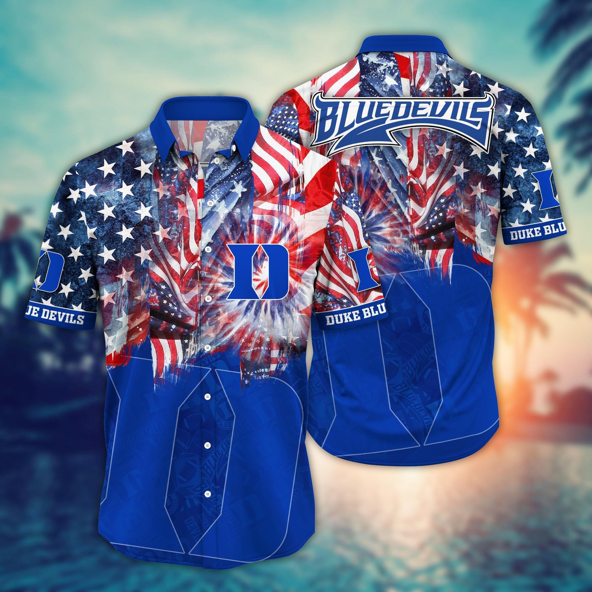 Duke Blue Devils NCAA Flower Hawaii Shirt For Fans Ver 30