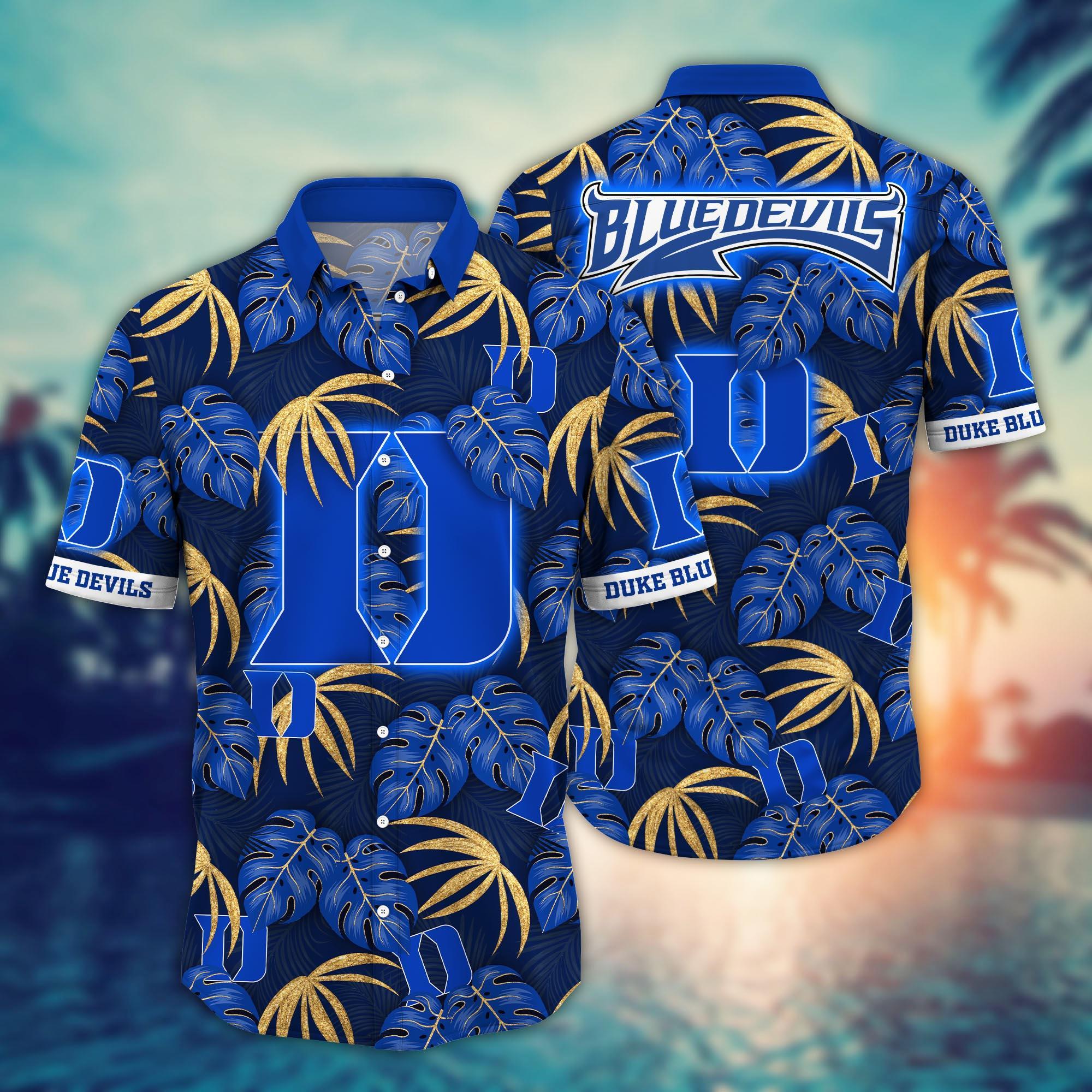 Duke Blue Devils NCAA Flower Hawaii Shirt For Fans Ver 31
