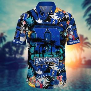 Duke Blue Devils NCAA Flower Hawaii Shirt For Fans Ver 32