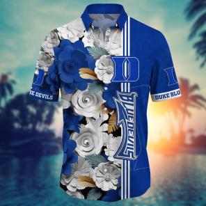 Duke Blue Devils NCAA Flower Hawaii Shirt For Fans Ver 35