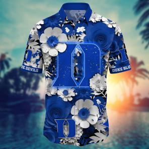 Duke Blue Devils NCAA Flower Hawaii Shirt For Fans Ver 36