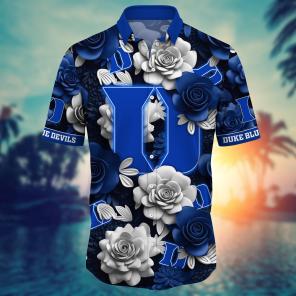 Duke Blue Devils NCAA Flower Hawaii Shirt For Fans Ver 37