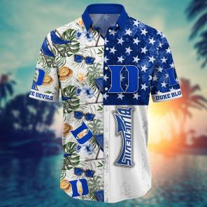 Duke Blue Devils NCAA Flower Hawaii Shirt For Fans Ver 8