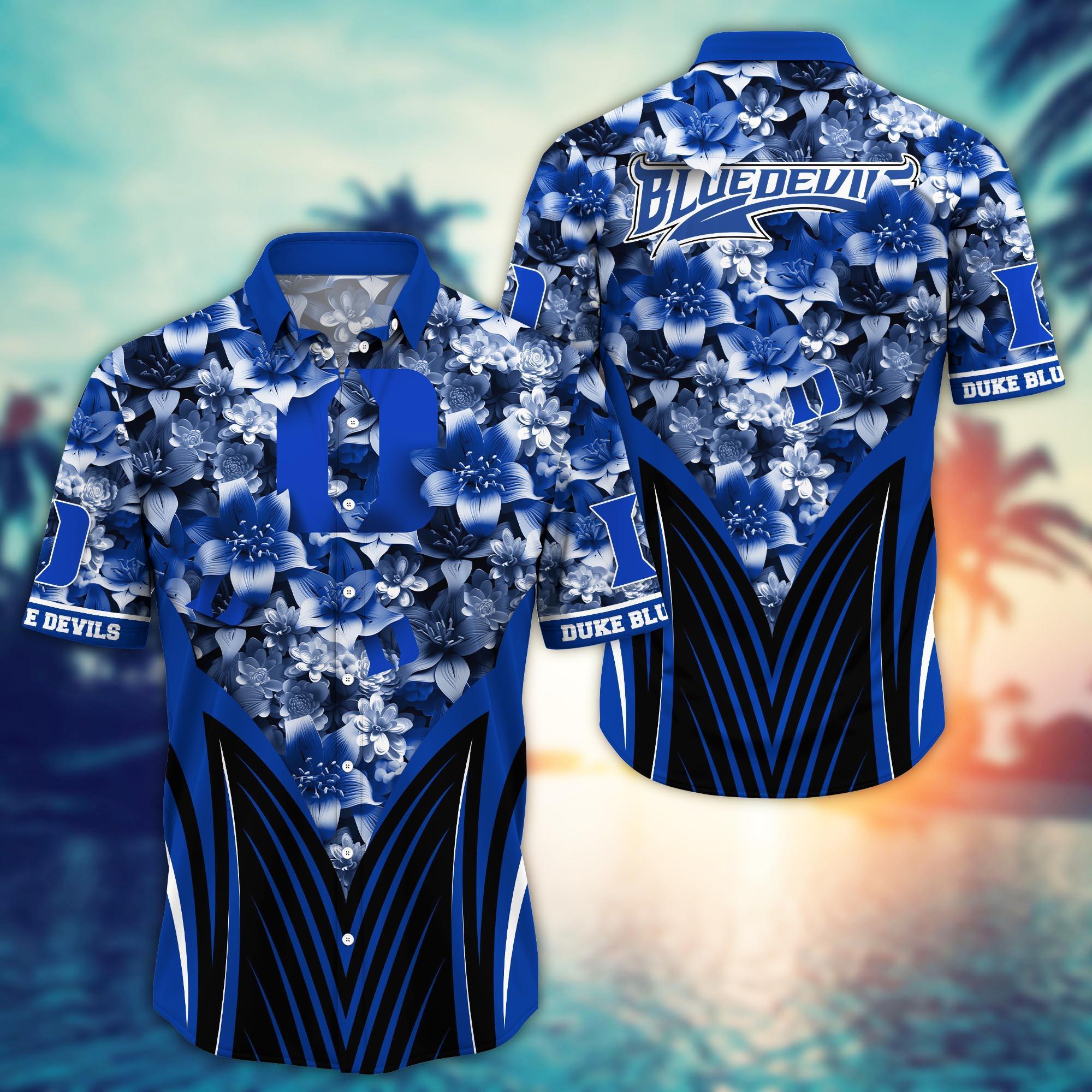 Duke Blue Devils NCAA Hawaiian Shirt, Aloha Shirt Ver 1