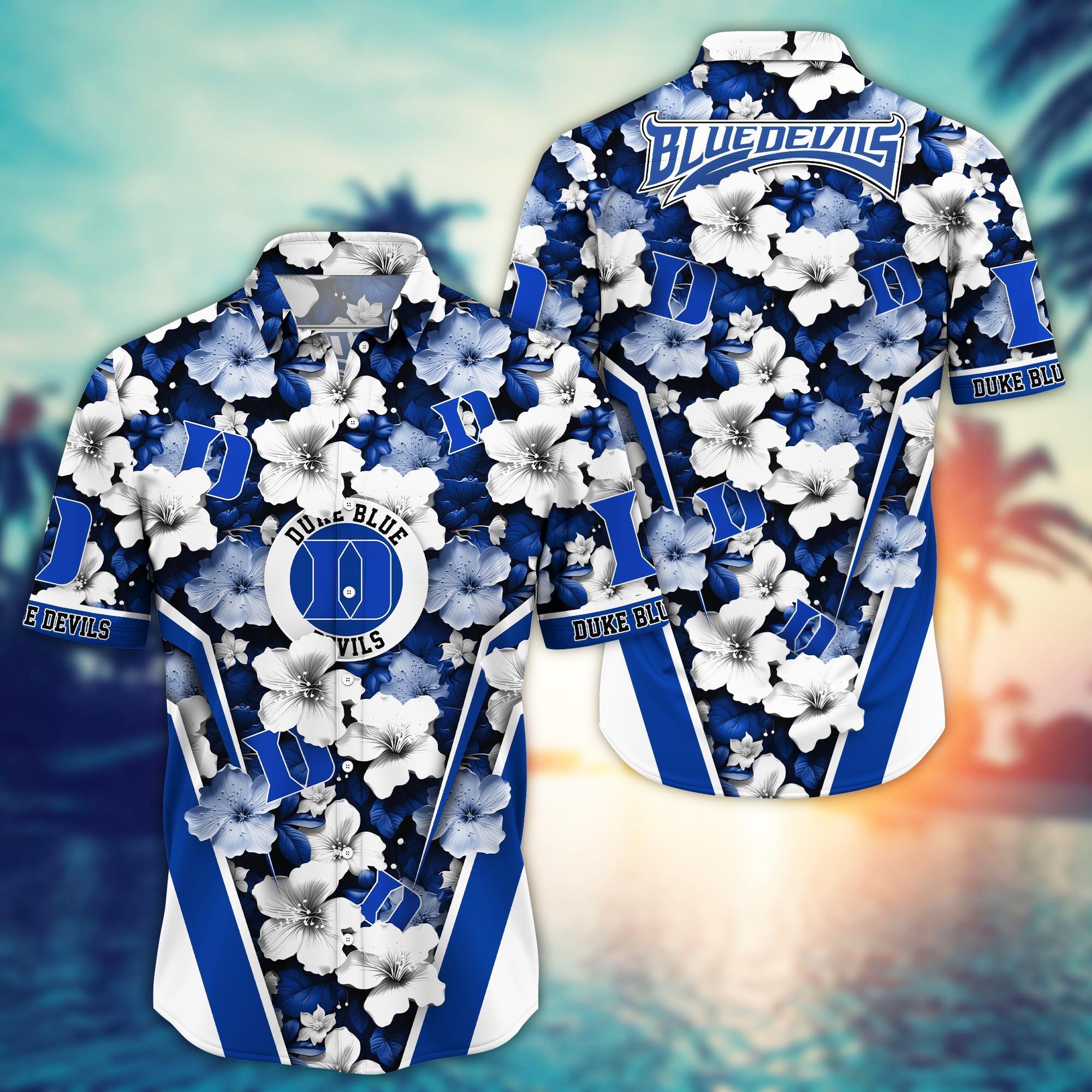 Duke Blue Devils NCAA Hawaiian Shirt, Aloha Shirt Ver 2