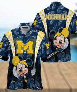 Enjoy Summer with Michigan Wolverines Seasonal Hawaiian Shirt for Fans