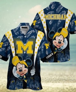 Enjoy Summer with Michigan Wolverines Seasonal Hawaiian Shirt for Fans