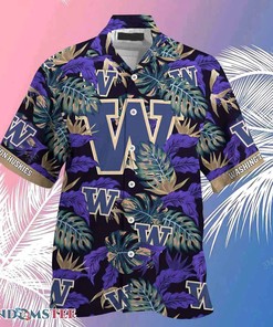 Express your Devotion with Washington Huskies Hawaiian Shirt and Shorts, Stress Blessed Obsessed for Fans
