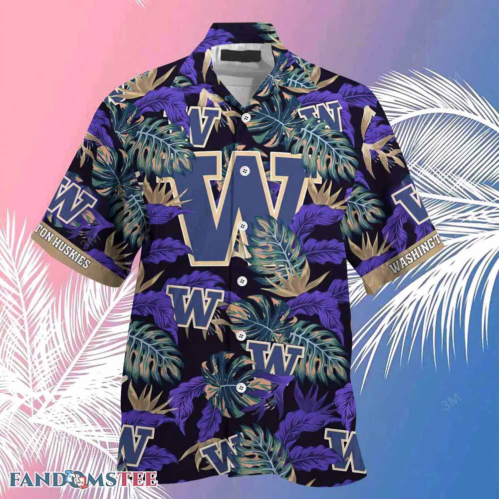 Express your Devotion with Washington Huskies Hawaiian Shirt and Shorts, Stress Blessed Obsessed for Fans